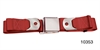 REAR SEAT BELT RED - image 1