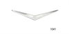Hood Vee Emblem for 1956 Chevy Tri-Five V8 - image 1