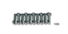 Stainless Park Light & Tail Light Lens Screw Set for 1957 Chevy Tri-Five - image 1