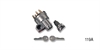 Ignition Switch with Lock Cylinder and Keys for 1955-1959 Chevy Car (Tri-Five), Corvette, and Truck - image 1