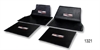 Custom Black Rubber Floor Mats with Crest Logo for 1955-1957 Chevy Tri-Five - image 1