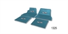 Custom Turquoise Rubber Floor Mats with Crest Logo for 1955-1957 Chevy Tri-Five - image 1