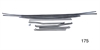 Window Fur Channel Weatherstrip Kit for 1955-1957 Chevy Tri-Five 4-Door Sedan - image 1