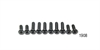 Stainless Park Light, Tail Light, & Back-Up Light Lens Screw Set for 1955 Chevy Tri-Five - image 1