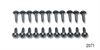 SCREW SET FLIPPER/WINDOW - image 1