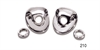 Chrome Wiper Escutcheons for 1957 Chevy Tri-Five - image 1