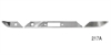 Dash Trim Set for 1955 Chevy Tri-Five Bel Air - image 1