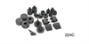 Rubber Bumper Kit for 1955-1957 Chevy Tri-Five 4-Door Wagon - image 1