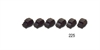 Hood Side Rubber Bumper Set for 1955 Chevy Tri-Five - image 1