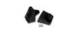 Hood Side Rubber Bumpers for 1956-1957 Chevy Tri-Five - image 1