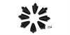 Cowl Vent Grommet Set for 1955-1956 Chevy Tri-Five - image 1