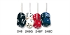 CHEVY FUZZY DICE RED - image 1