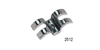 Stainless Steel Inner Fender Heater Hose Clamp for 1955-1957 Chevy Tri-Five - image 1