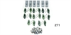 MOULDING CLIP SET QUARTER - image 1