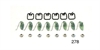 MOULDING CLIP SET FENDER - image 1