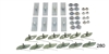 Long Quarter Panel Moulding Clip Set for 1955 Chevy Tri-Five Bel Air - image 1