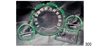 Dash Lens Set for 1957 Chevy Tri-Five - image 1