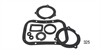 Standard Heater Seal Kit for 1957 Chevy Tri-Five - image 1