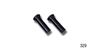 Black Plastic Door Lock Knobs for 1955-1957 Chevy Tri-Five - image 1