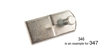 Clutch Frame Bracket with Pivot Stud for 1956-1957 Chevy Tri-Five - image 1