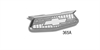 Crest Emblem for 1955-1957 Chevy Tri-Five Bel Air - image 1