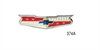 Trunk Emblem with Bezel for 1956 Chevy Tri-Five V8 - image 1