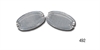 Glass Back-Up Light Lenses for 1957 Chevy Tri-Five - image 1