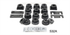 Body Mount Set for 1955-1957 Chevy Tri-Five Sedan, Nomad, Wagon - image 1