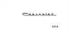 Chevrolet Script Emblem for 1957 Chevy Tri-Five Bel Air - image 1