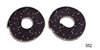 Door Weatherstrip Seals with Clips for 1955-1957 Chevy Tri-Five Sedan, Wagon, & Truck - image 1
