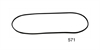 Rear Window Weatherstrip Seal for 1955-1957 Chevy Tri-Five Wagon & Sedan Delivery - image 1