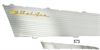 Aluminum Side Panel Insert for 1957 Chevy Tri-Five Bel Air - image 1