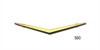 Hood Vee Emblem for 1957 Chevy Tri-Five Bel Air V8 - image 1