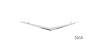Hood Vee Emblem for 1957 Chevy Tri-Five 150 & 210 V8 - image 1