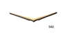 Trunk Vee Emblem for 1957 Chevy Tri-Five Bel Air V8 - image 1
