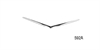 Trunk Vee Emblem for 1957 Chevy Tri-Five 150 & 210 V8 - image 1