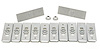 Rocker Panel Moulding Clip Set for 1957 Chevy Tri-Five - image 1