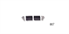 GAS FUEL DOOR RUBBER BUMP - image 1