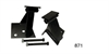 Engine Side Motor Mount Conversion Set for 1955-1957 Chevy Tri-Five w/ Seamed Frame - image 1