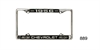 Custom License Plate Frame for 1956 Chevy Tri-Five Featuring Bowtie Emblem - image 1