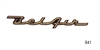 Bel Air Dash Script Emblem for 1957 Chevy Tri-Five - image 1