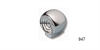 CHROME SEAT ADJ KNOB - image 1