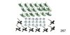 1957 MOULDING CLIPS - image 1