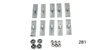 Moulding Clip Set, Quarter Panel for 1955 Chevy