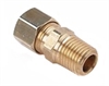 Straight Fitting 1/4" NPT Male to 3/8" Compression 3.10" - image 1