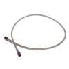 Steel Braided Hose - 2ft 106 ID Purple Ends -3AN - image 1
