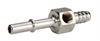 T-Fitting 5/16" SAE Tube to 3/8" Barb Fuel Adapter 1/8" NPT Port Fitting - image 1