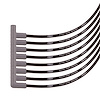 Universal FireWire Plug Wires 8.5mm 8 Cylinder 90° Boot - image 1