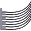 SMALL BLOCK CHEVY 8.5MM SPARK PLUG WIRE SET 90 DEGREE BOOT NON HEI OVER VALVE COVERS - image 1