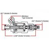 Precision Flow Fuel Injector 95lb/hr - image 2